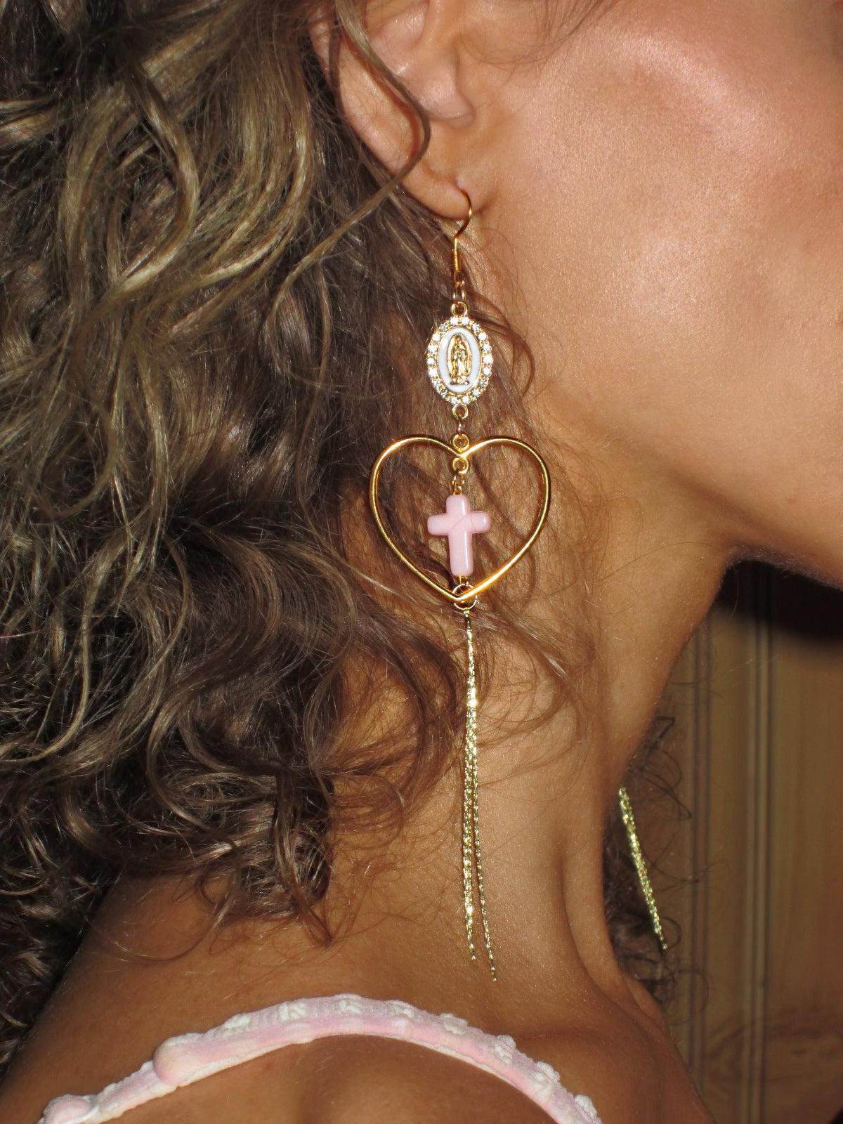 Holier Than Thou Pink Cross Style