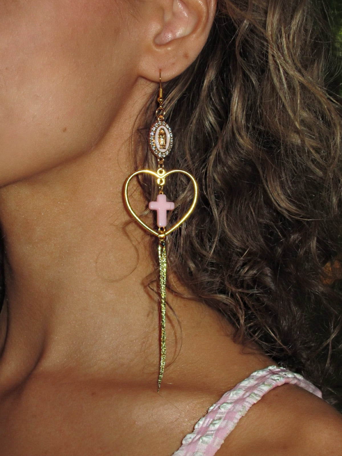Holier Than Thou Pink Cross Style