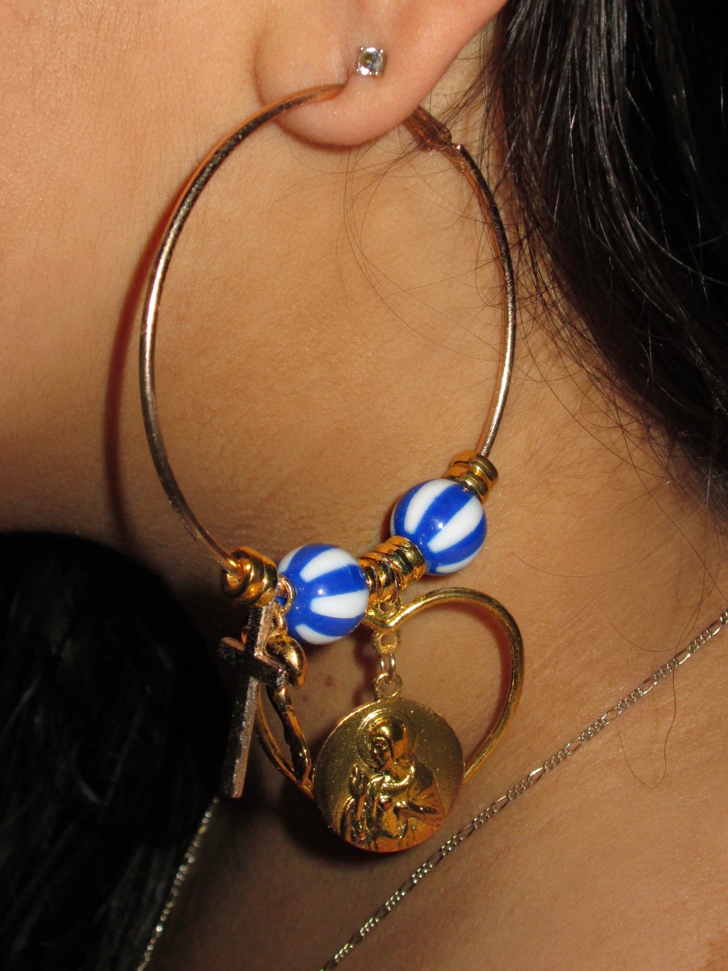 Classic Dollybox Ornamental Earring in Gold