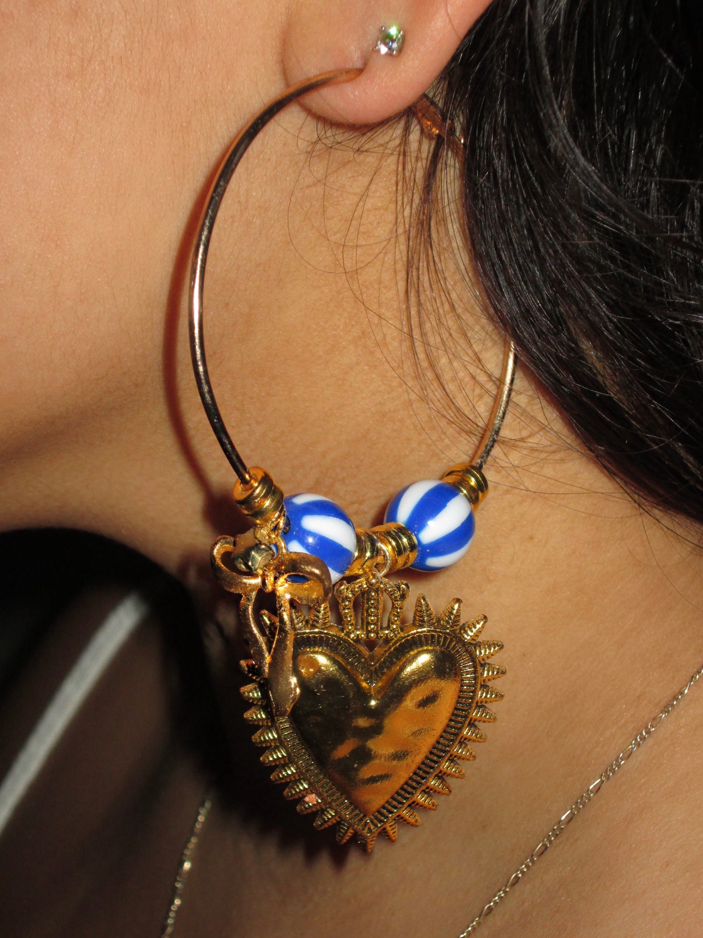 Classic Dollybox Ornamental Earring in Gold