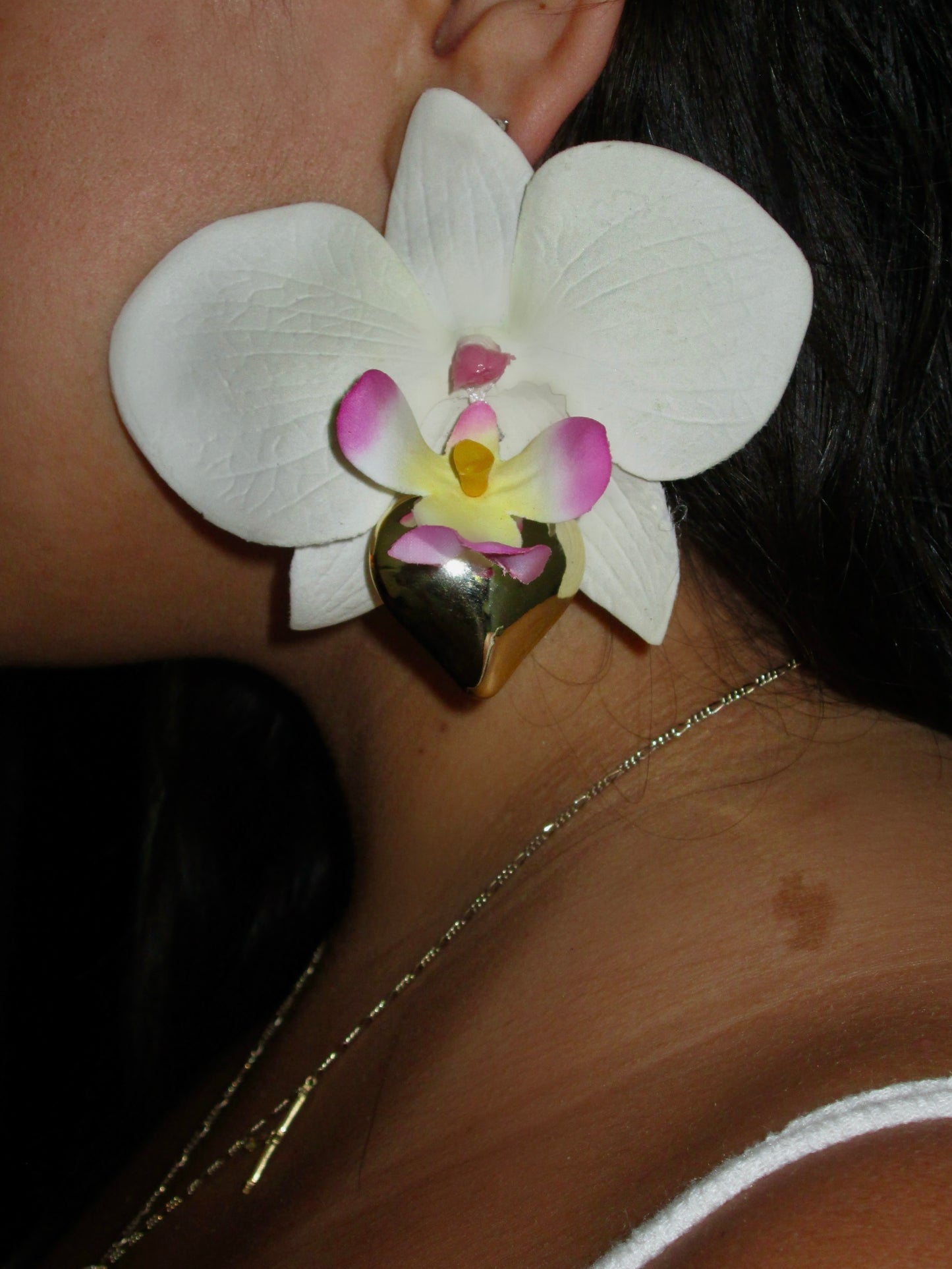 Ornamental Orchids Gold Hearts
